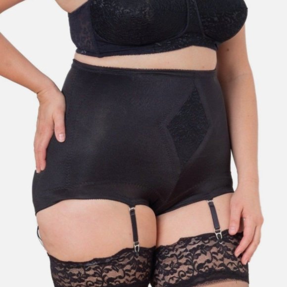 New Rago Diet Minded Shaping Firm Control Girdle Brief Panty 6195 Black - Picture 2 of 12